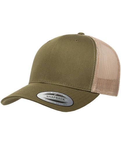 Flexfit / Yupoong Retro trucker cap (6606) Moss/Khaki