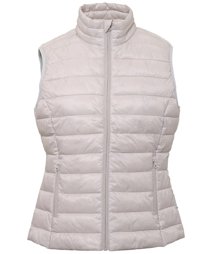 2786 Women's terrain padded gilet Oyster White