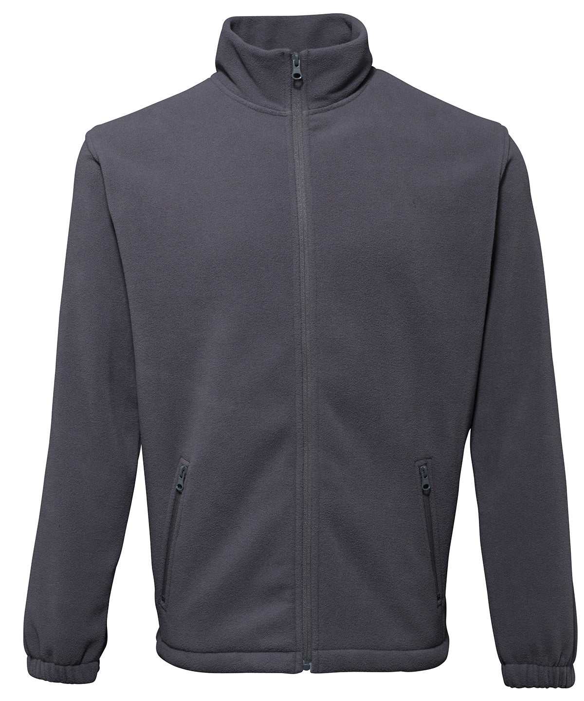 2786 Full-zip fleece Charcoal