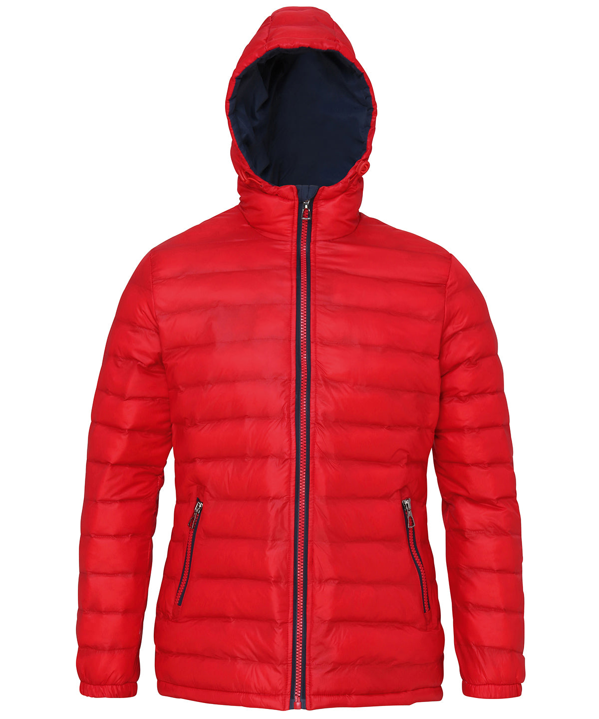 2786 Women's padded jacket Red/Navy
