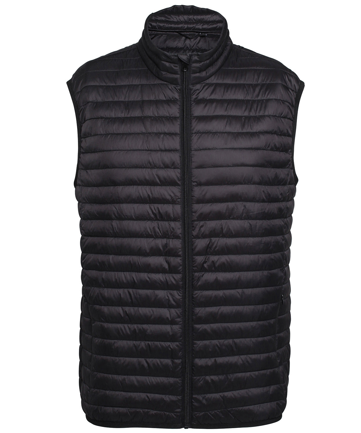 2786 Tribe fineline padded gilet Black