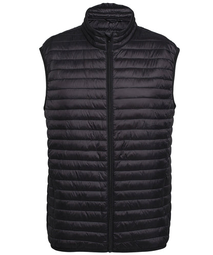 2786 Tribe fineline padded gilet Black