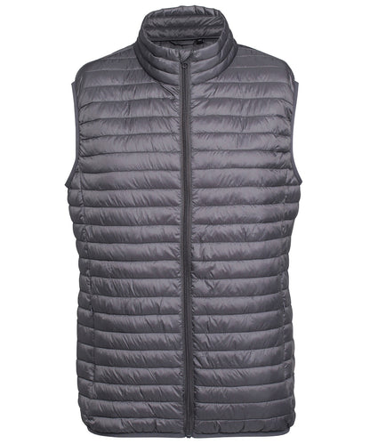 2786 Tribe fineline padded gilet Steel