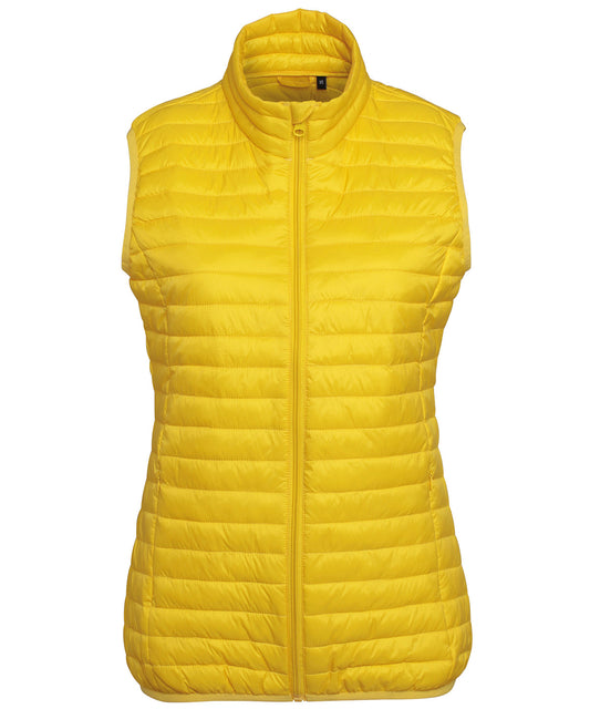2786 Women's tribe fineline padded gilet Bright Yellow