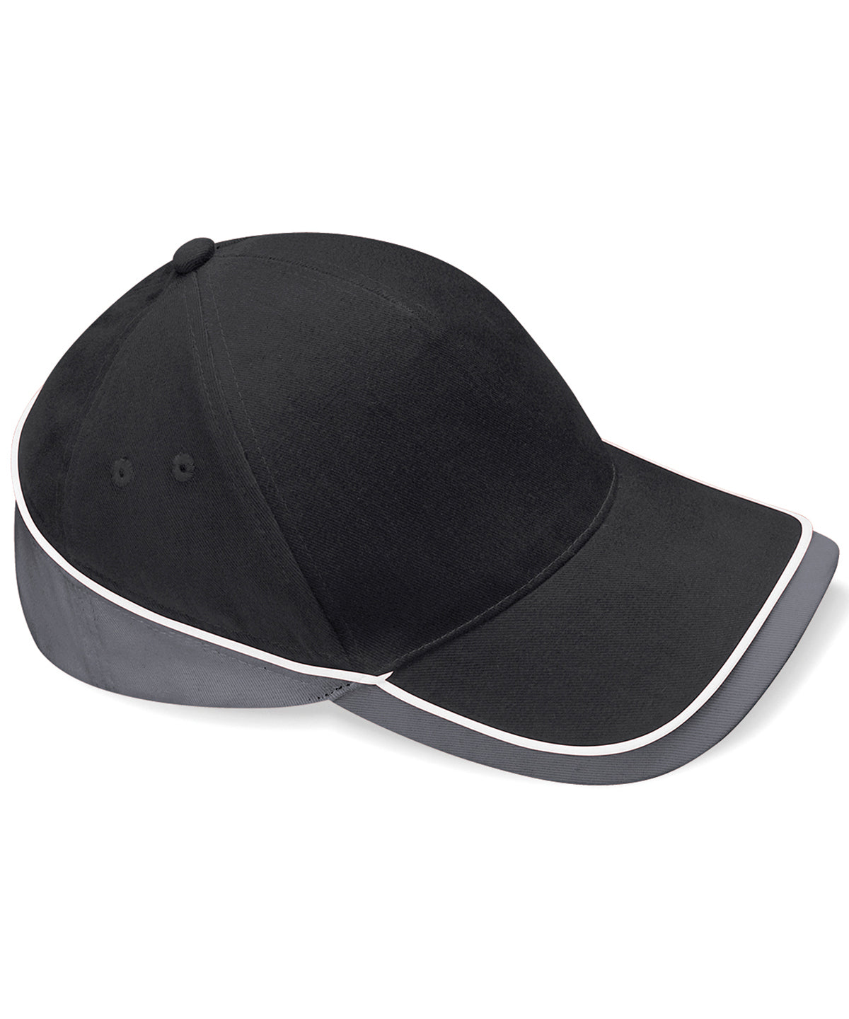 Beechfield Teamwear competition cap Black/Graphite Grey