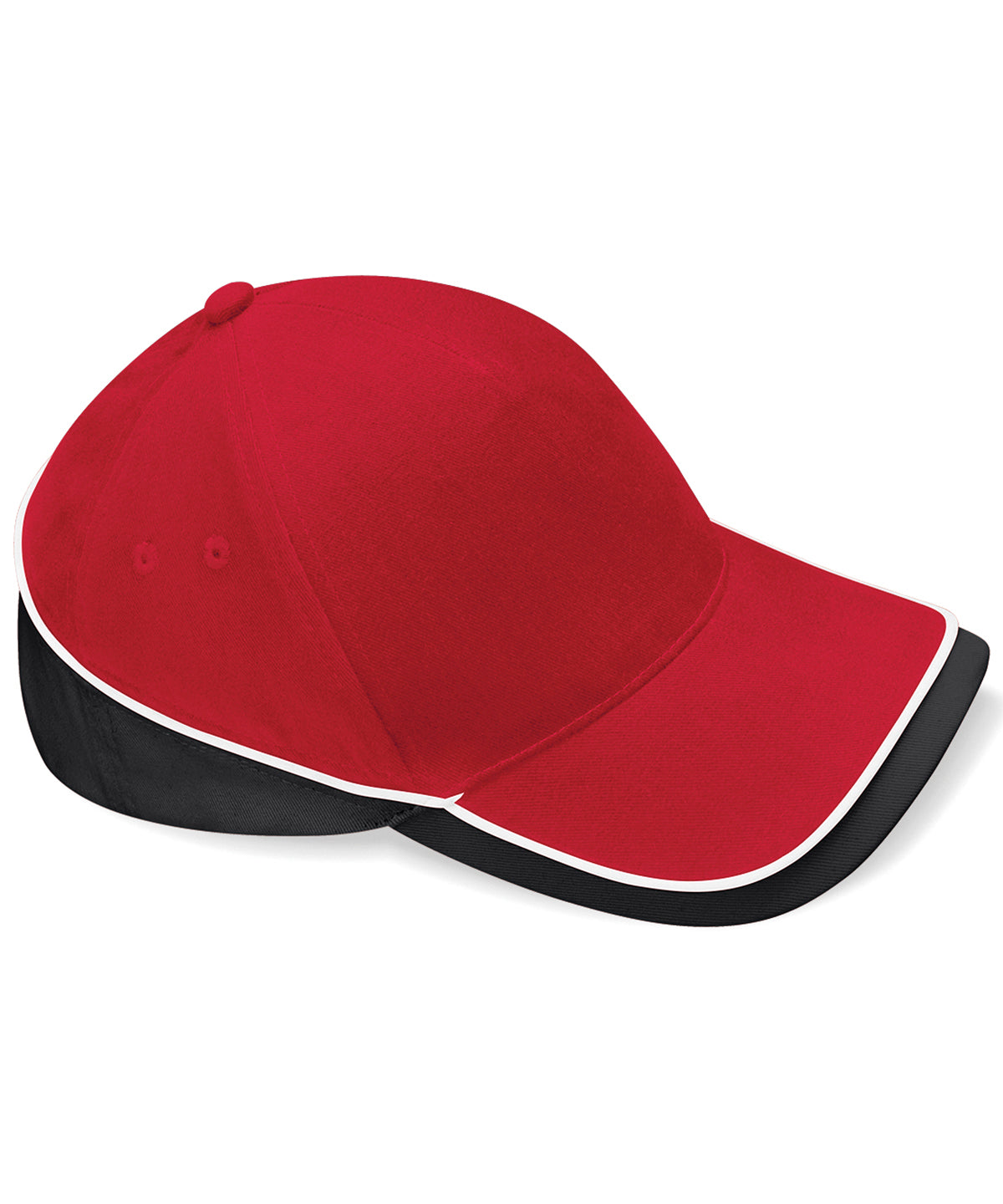 Beechfield Teamwear competition cap ClassicRed/Black