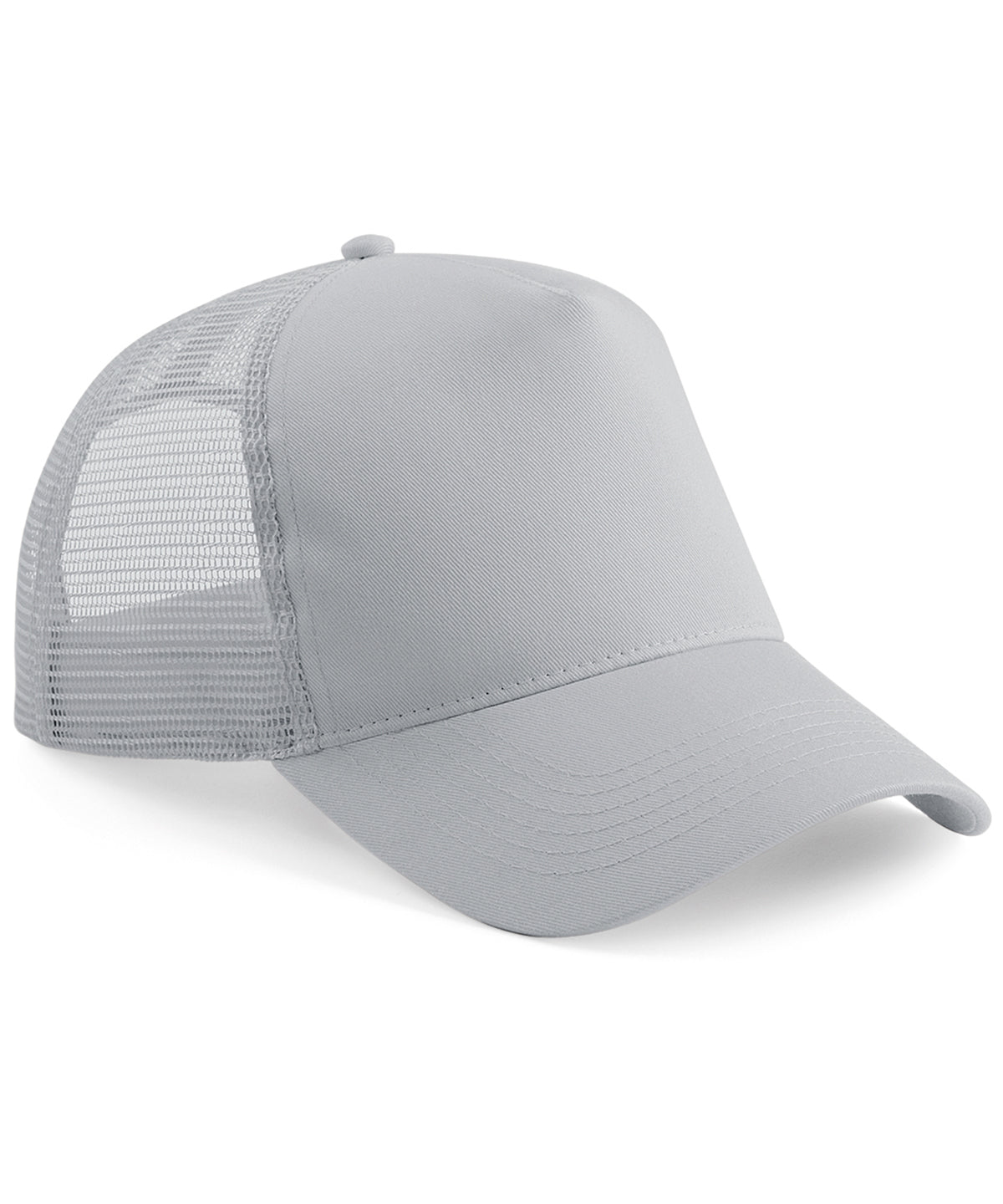 Beechfield Snapback trucker Light Grey/Light Grey