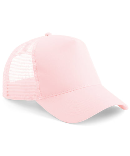 Beechfield Snapback trucker Pastel Pink/Pastel Pink