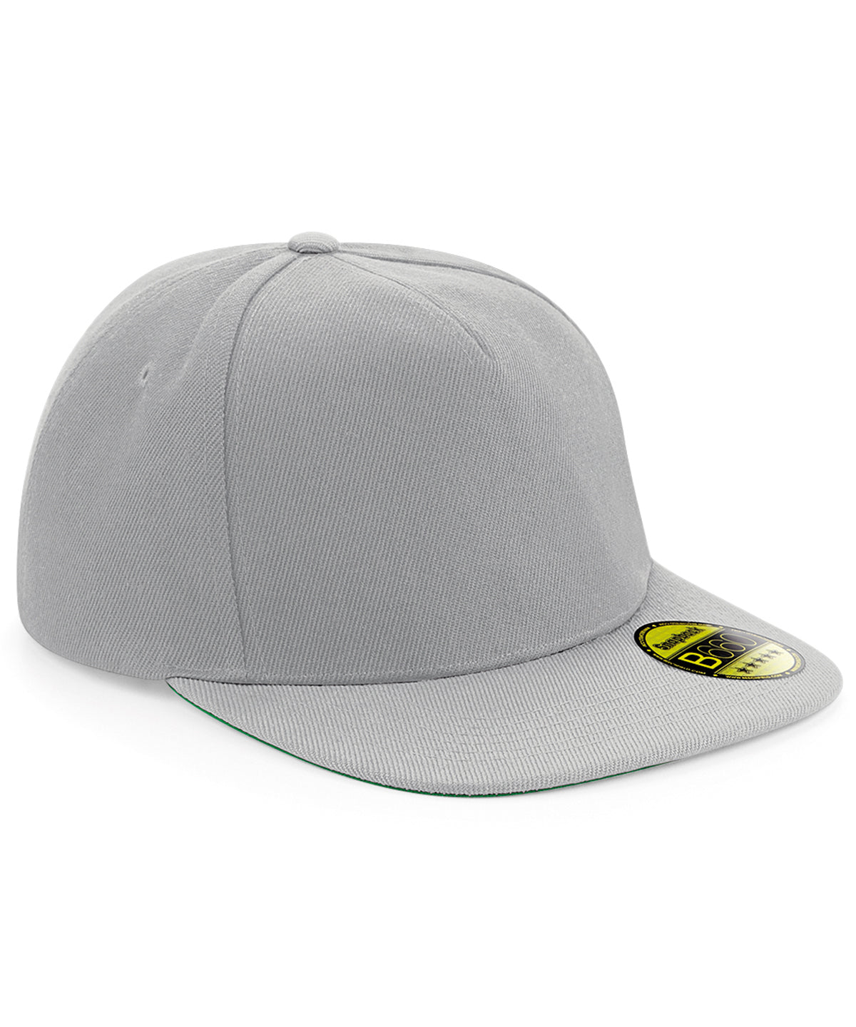 Beechfield Original flat peak snapback Grey/Grey