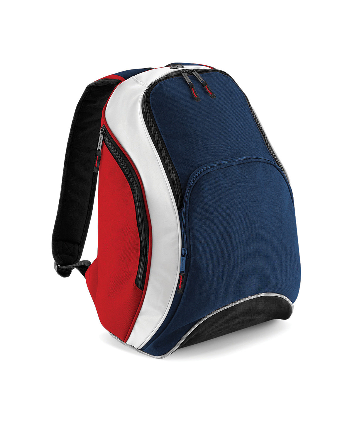 BagBase Teamwear backpack French Navy/Classic Red/White