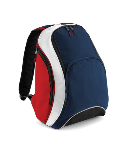 BagBase Teamwear backpack French Navy/Classic Red/White