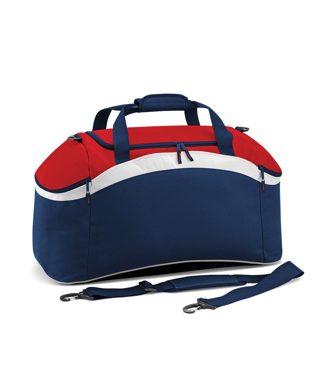 BagBase Teamwear holdall French Navy/Classic Red/White
