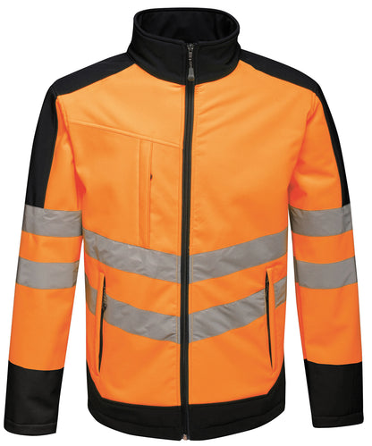Regatta High Visibility High-vis pro softshell Orange/Navy