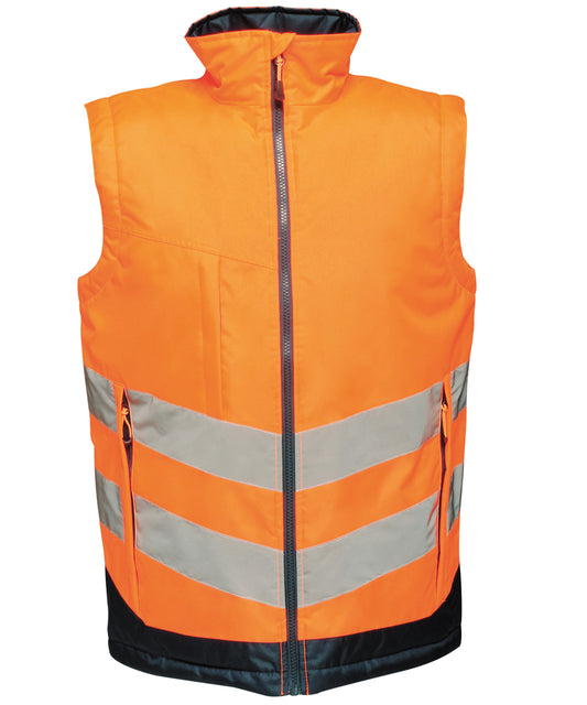 Regatta High Visibility High-vis pro bodywarmer Orange/Navy