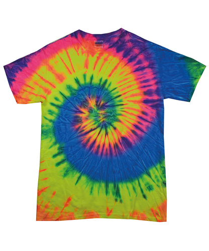 Colortone Tie-dye shirt Neon Rainbow