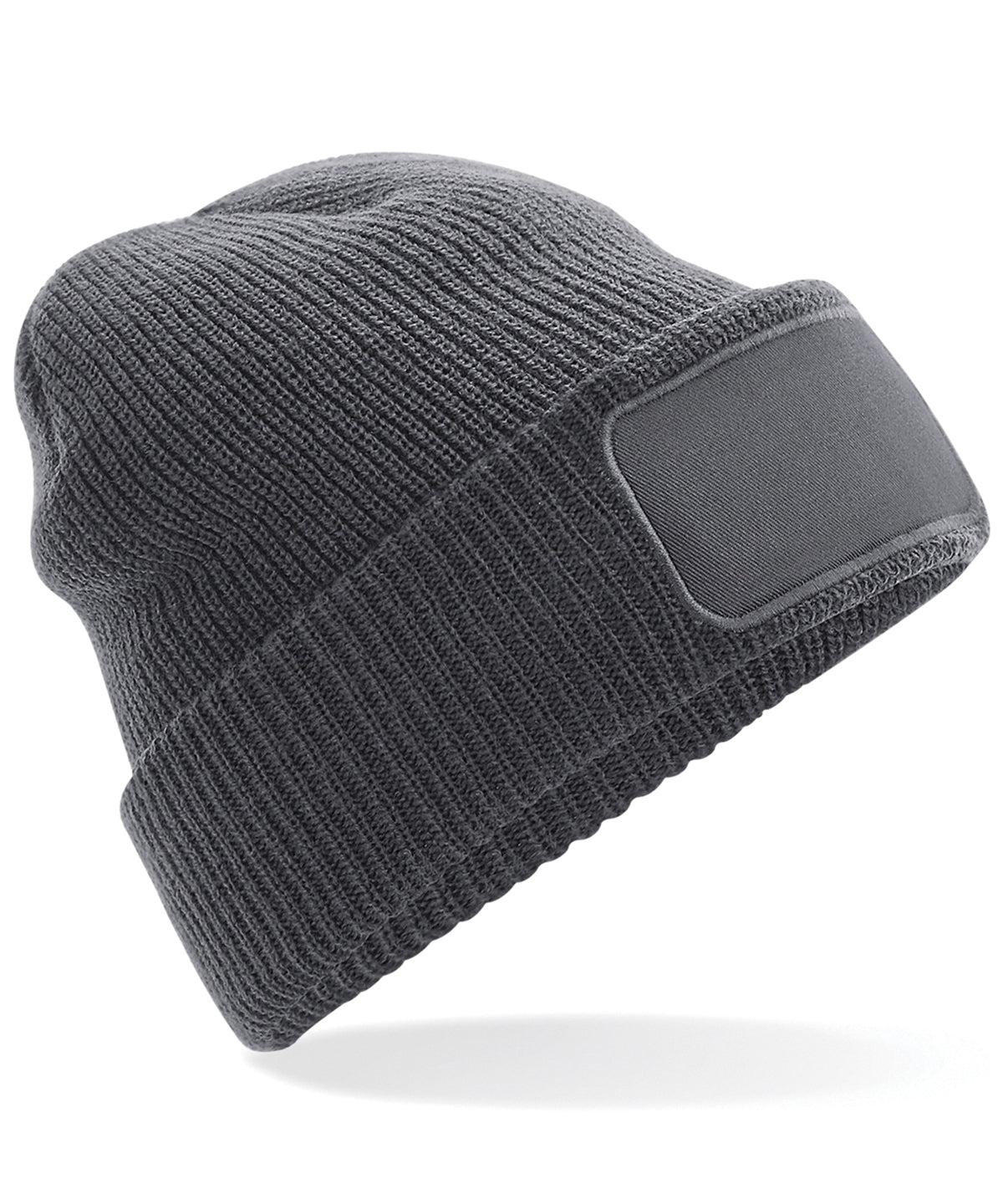 Beechfield Thinsulate™ patch beanie Graphite Grey