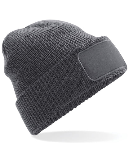 Beechfield Thinsulate™ patch beanie Graphite Grey
