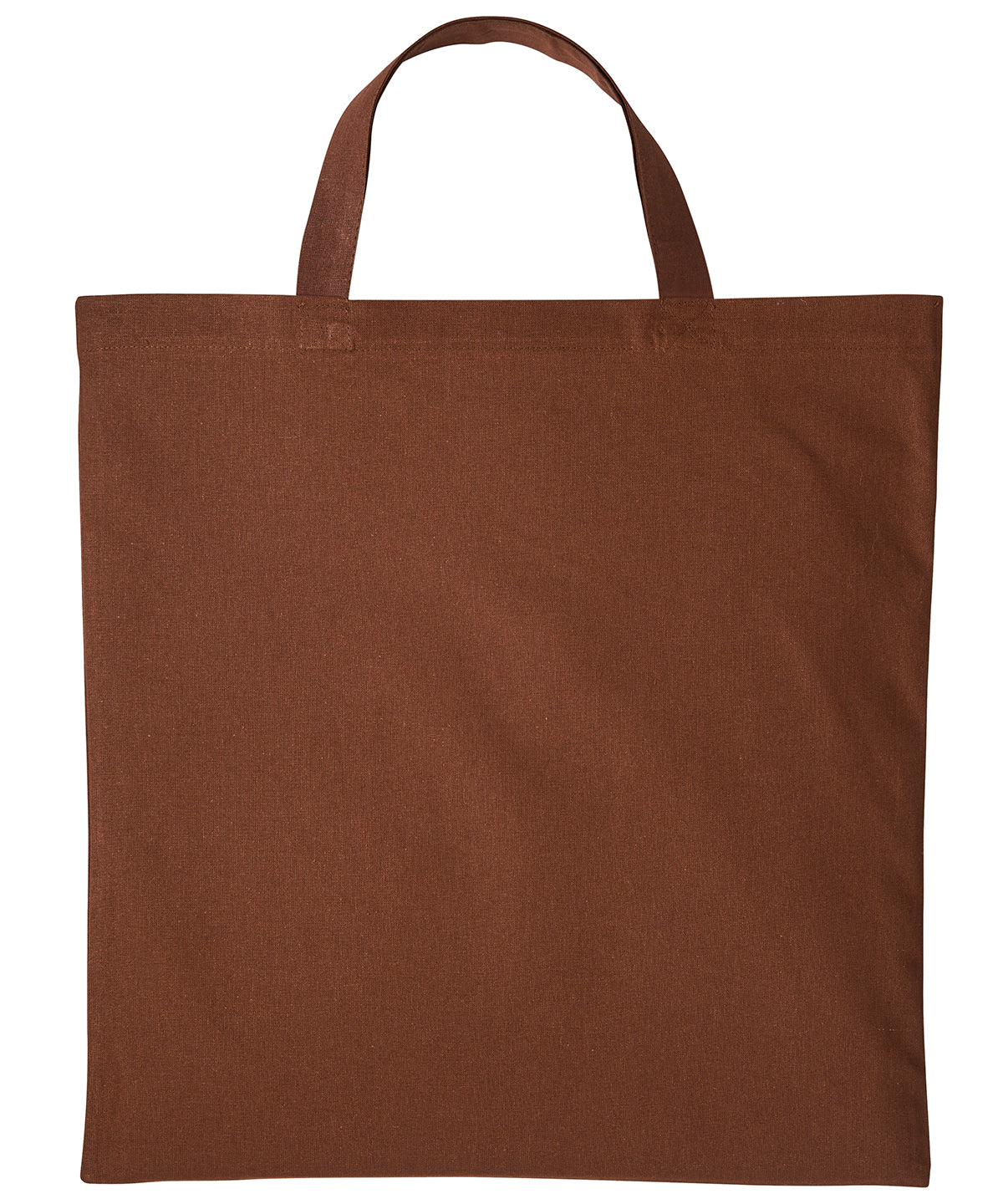 Nutshell Cotton shopper short handle Dark Brown
