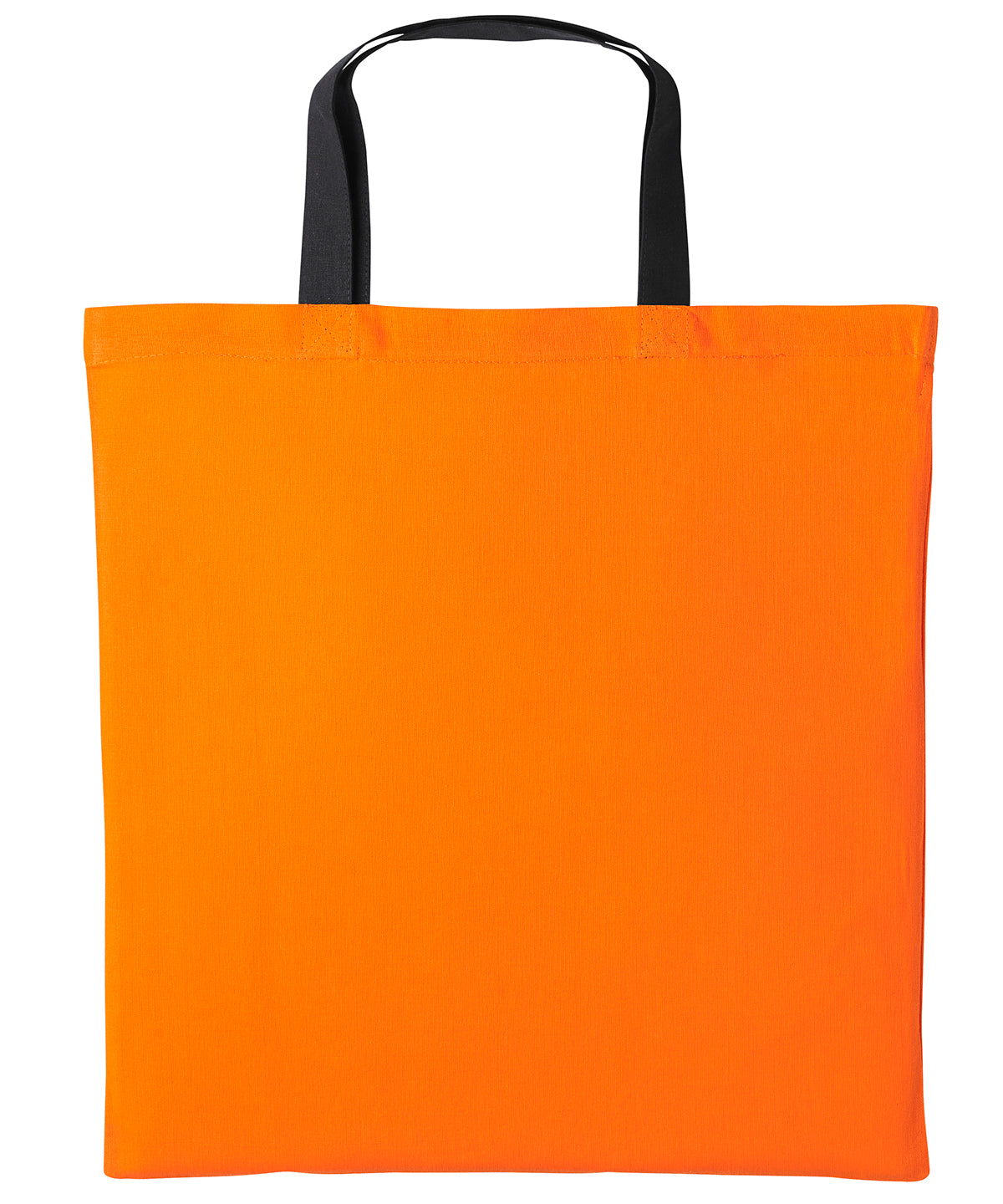 Nutshell Varsity cotton shopper short handle Orange/Black