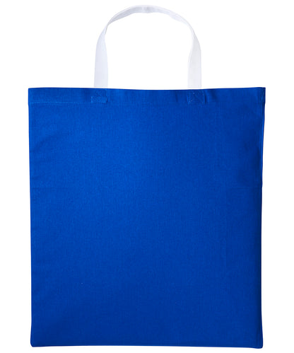 Nutshell Varsity cotton shopper short handle Royal/White