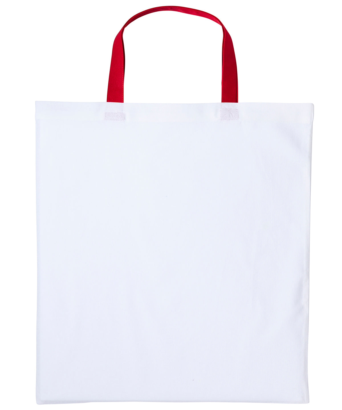 Nutshell Varsity cotton shopper short handle White/Red