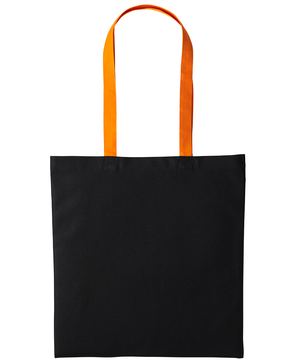 Nutshell Varsity cotton shopper long handle Black/Orange
