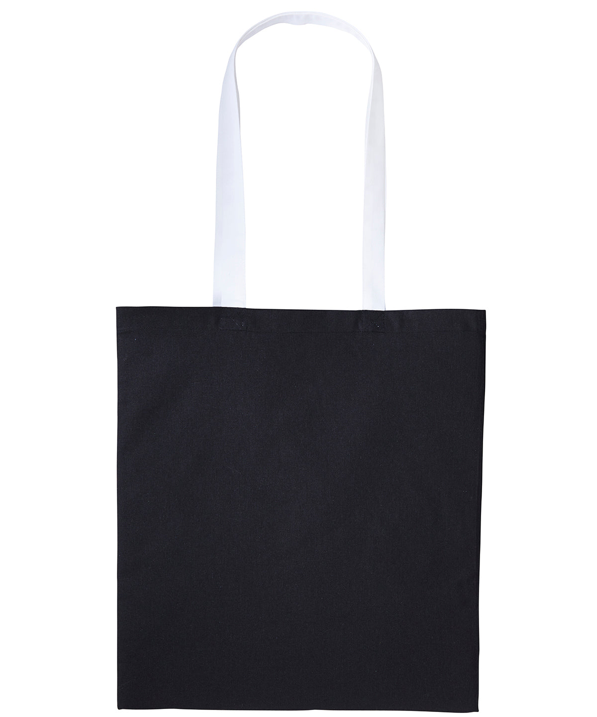 Nutshell Varsity cotton shopper long handle Black/White