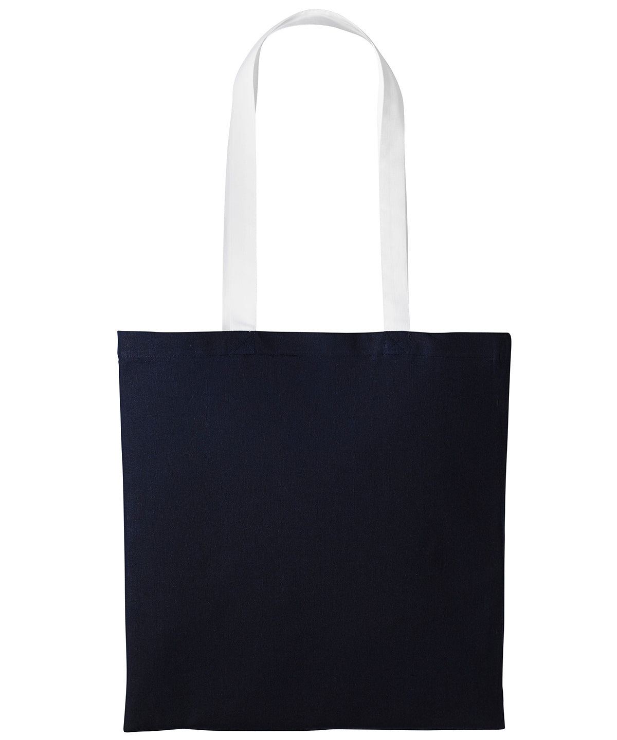 Nutshell Varsity cotton shopper long handle Oxford Navy/White