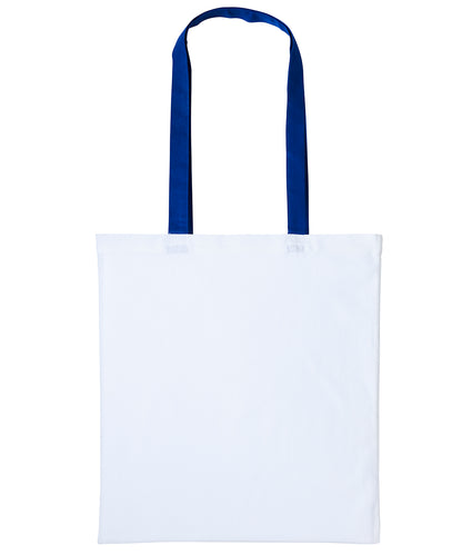 Nutshell Varsity cotton shopper long handle White/Royal