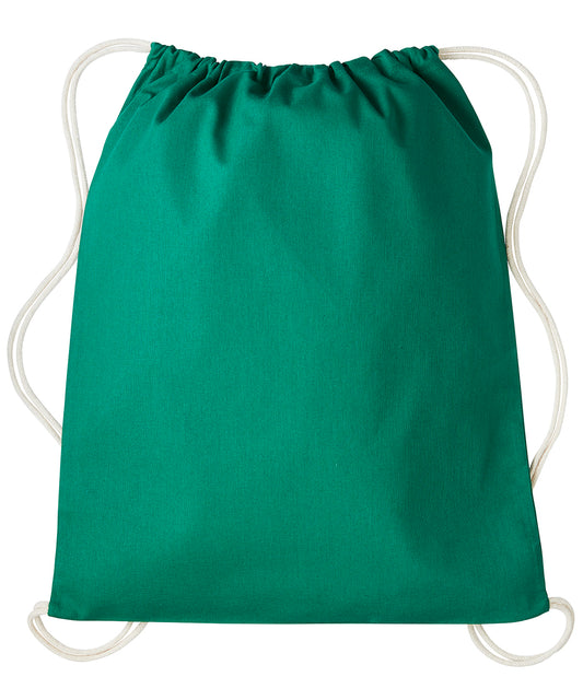 Nutshell Gymsac with cords Bottle Green/Natural