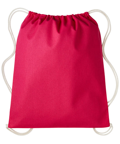Nutshell Gymsac with cords Hot Pink/Natural