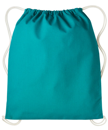 Nutshell Gymsac with cords Jade/Natural