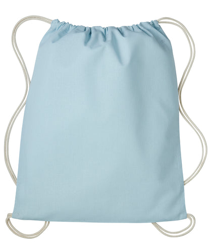 Nutshell Gymsac with cords Pastel Blue/Natural