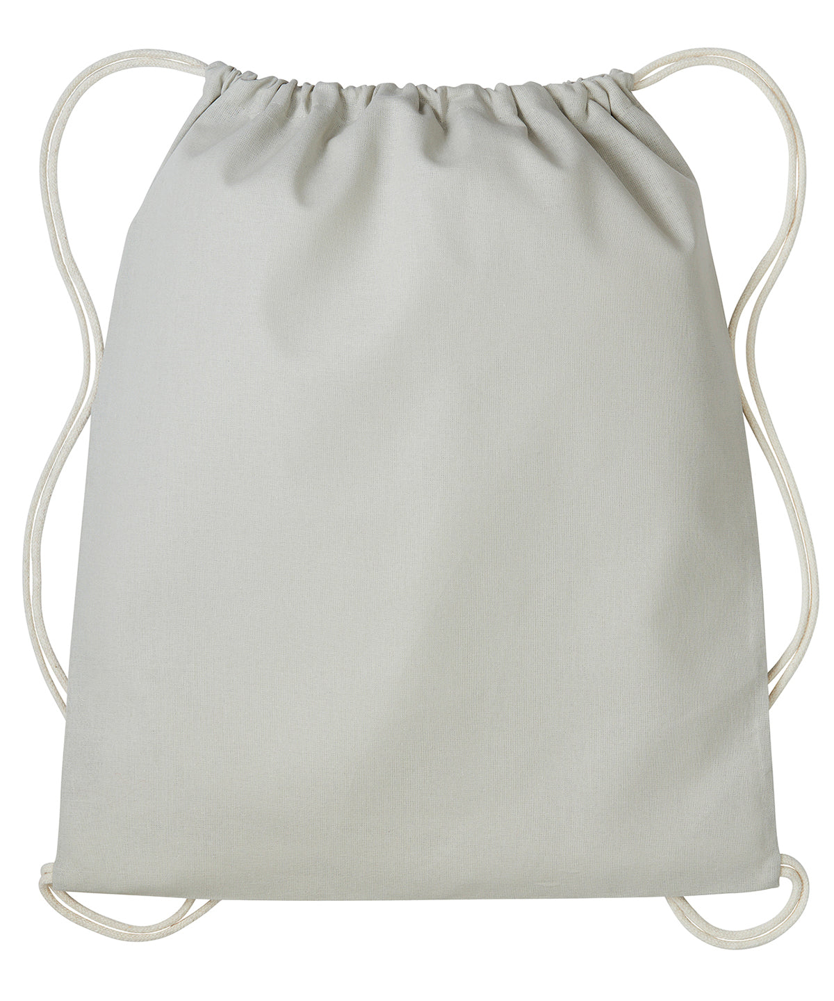 Nutshell Gymsac with cords Pastel Grey/Natural