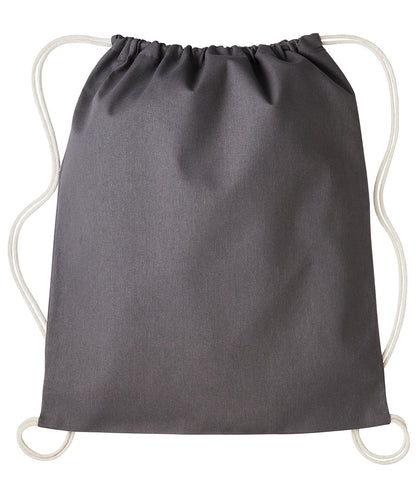 Nutshell Gymsac with cords Slate Light Grey/Natural
