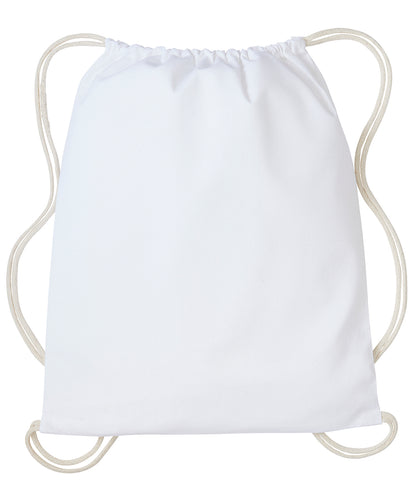 Nutshell Gymsac with cords White/Natural