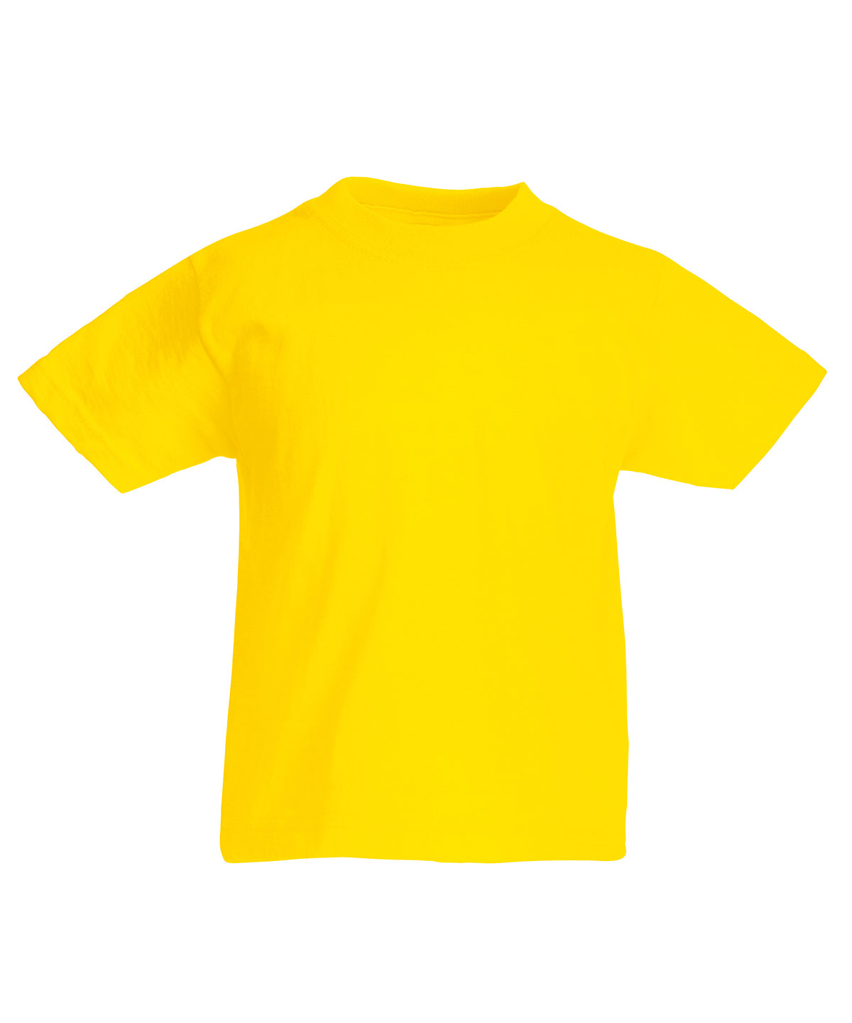 Fruit of the Loom Kids original T Yellow