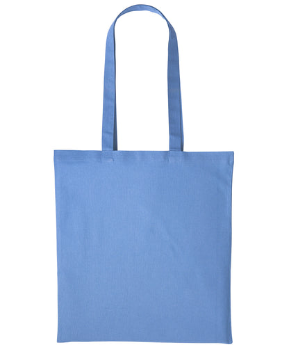 Nutshell Cotton shopper long handle Cornflower Blue