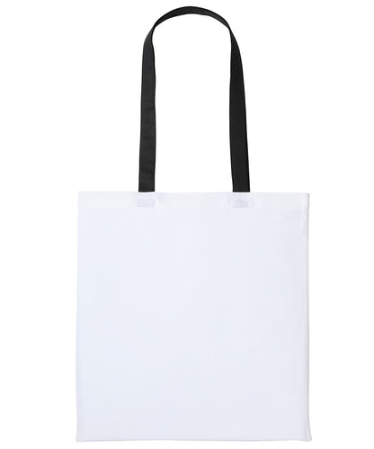 Nutshell Varsity cotton shopper long handle White/Black