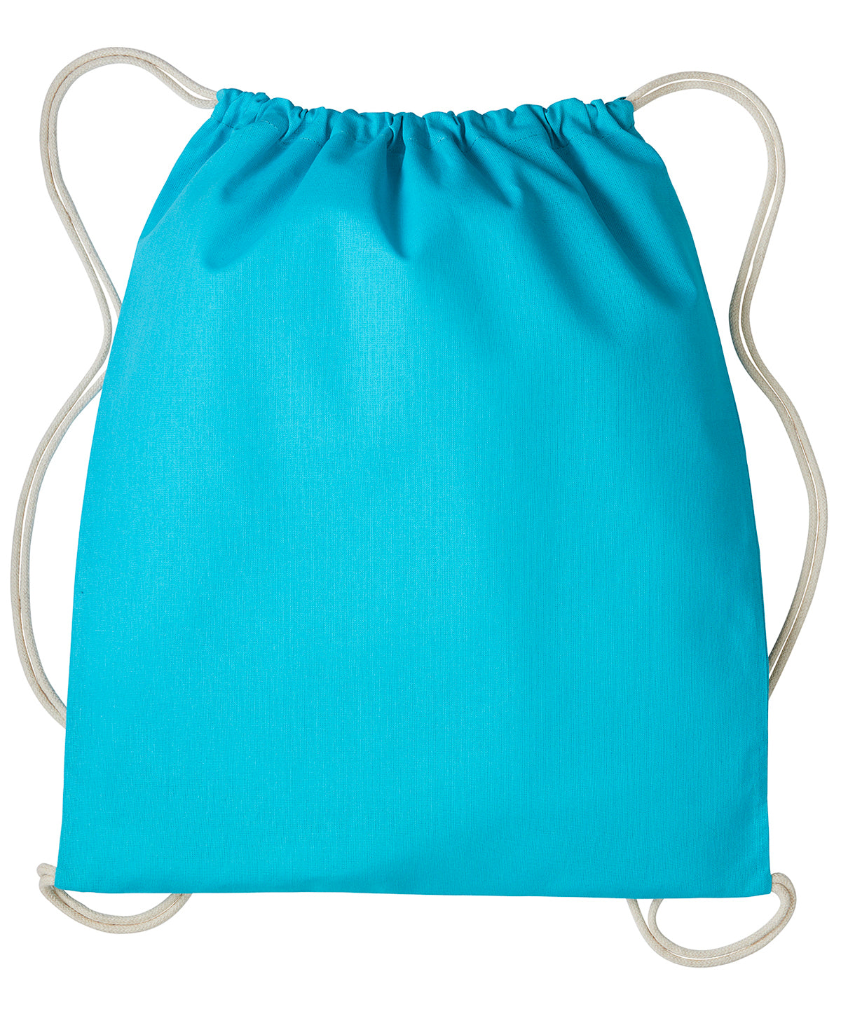 Nutshell Gymsac with cords Turquoise/Natural