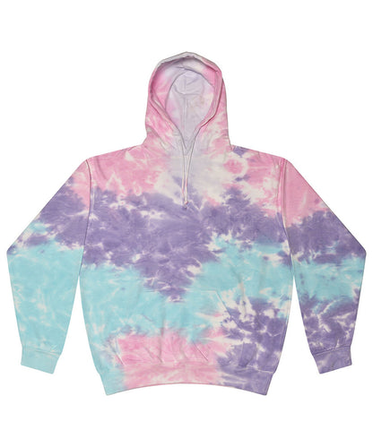 Colortone Rainbow tie-dye hoodie Cotton Candy