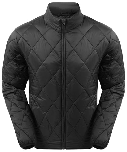 2786 Diamond pane padded Jacket Black