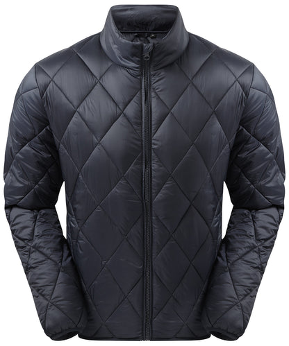 2786 Diamond pane padded Jacket Navy