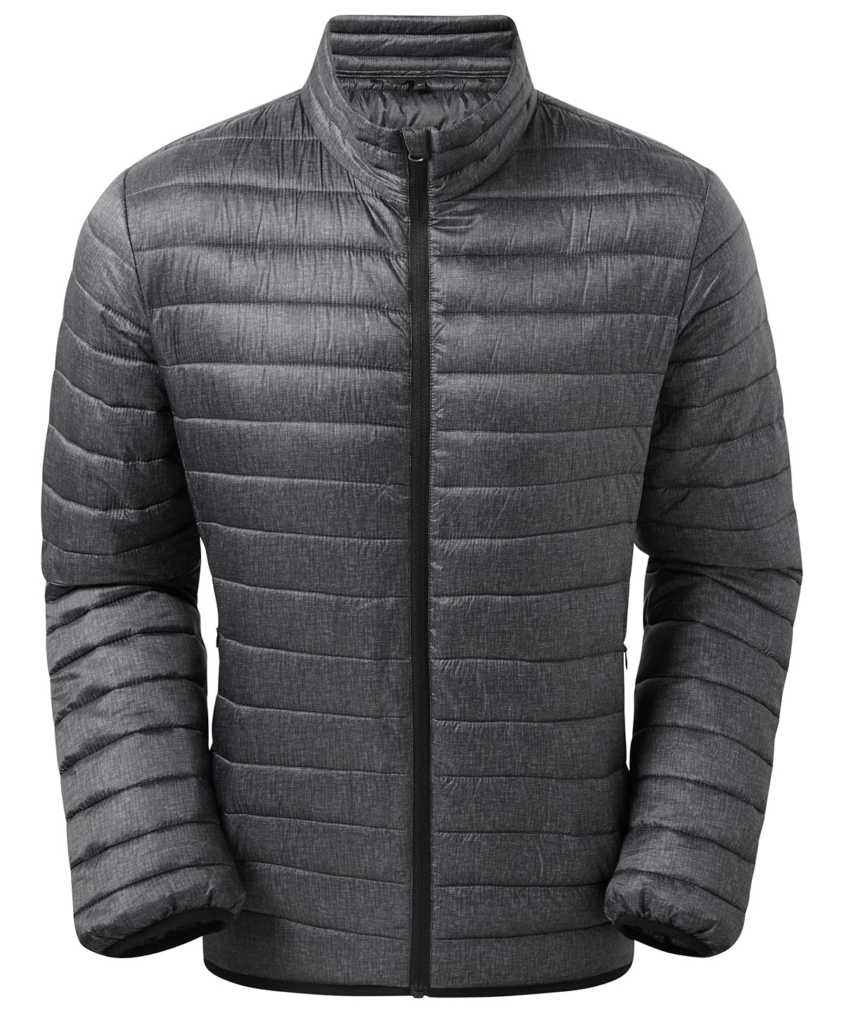 2786 Melange padded jacket Charcoal Melange