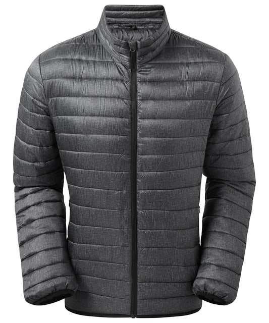 2786 Melange padded jacket Charcoal Melange