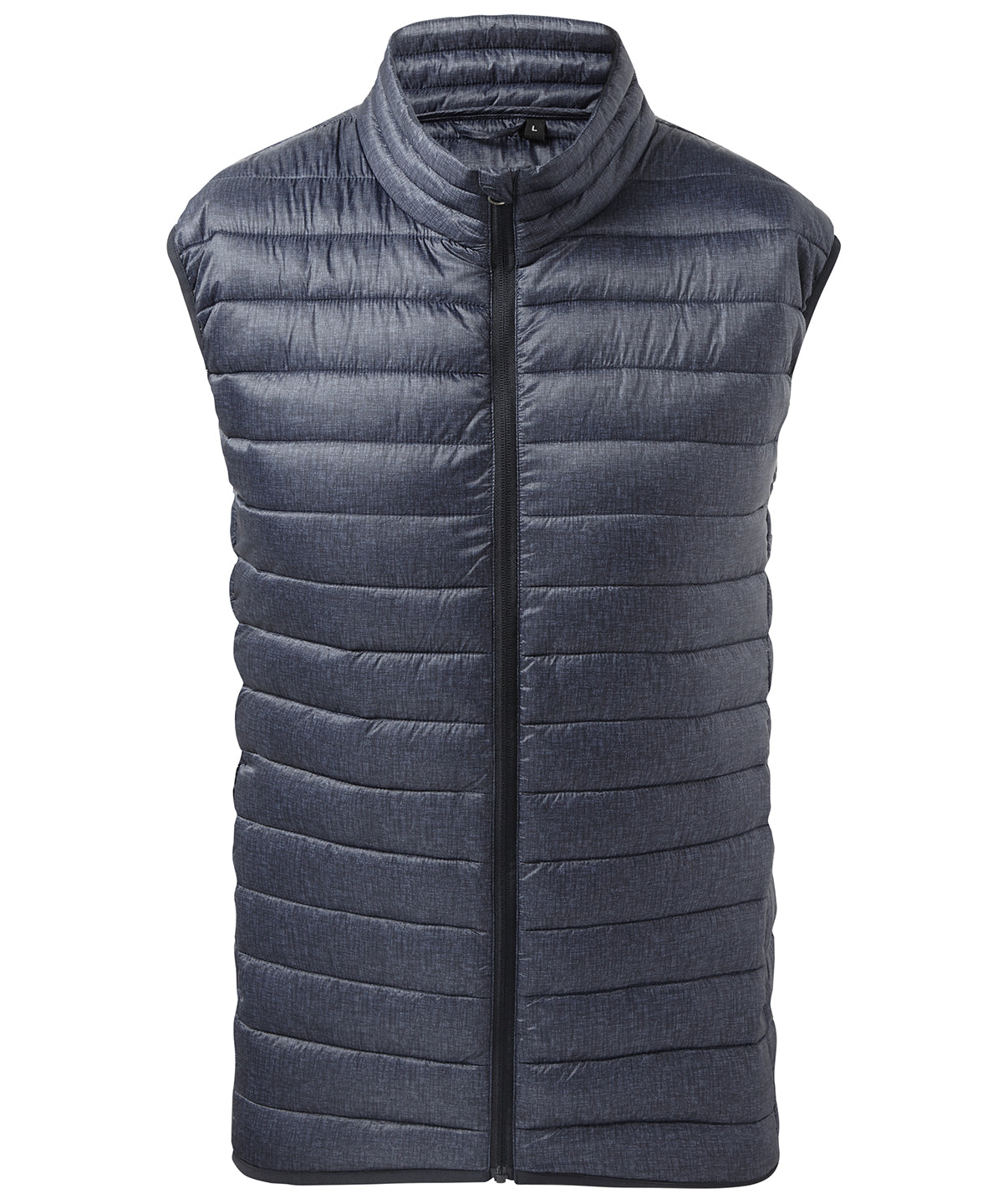 2786 Melange padded gilet Navy Melange