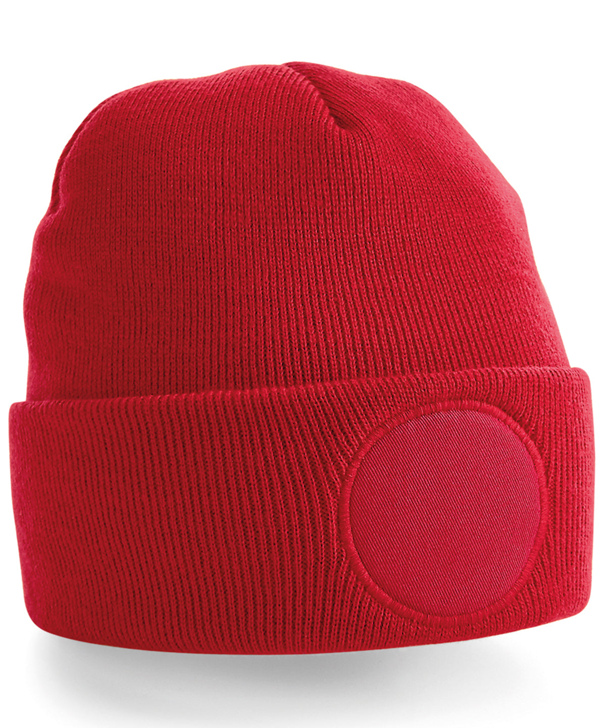 Beechfield Circular patch beanie Classic Red