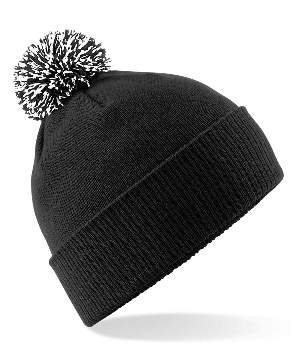 Beechfield Snowstar® beanie Black/White