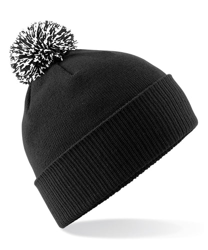 Beechfield Snowstar® beanie Black/White