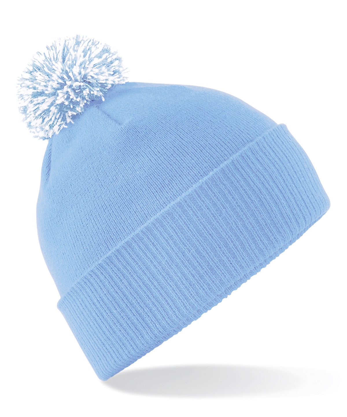 Beechfield Snowstar® beanie Sky Blue/White